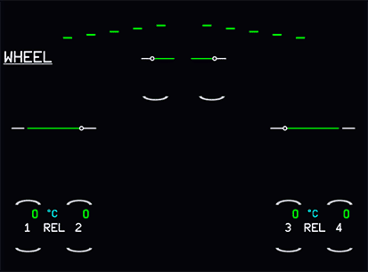 Lower ECAM Wheel page after gear up